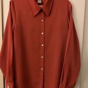 Susan Graver 2 Piece Blouse and Tank Top L
